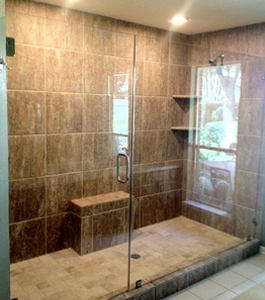 Frameless Bathroom Shower Door inline