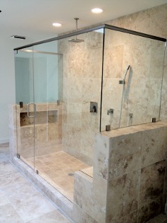 Corner Shower Door