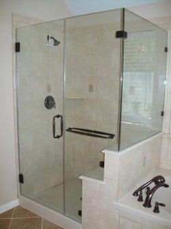 Corner Shower Door